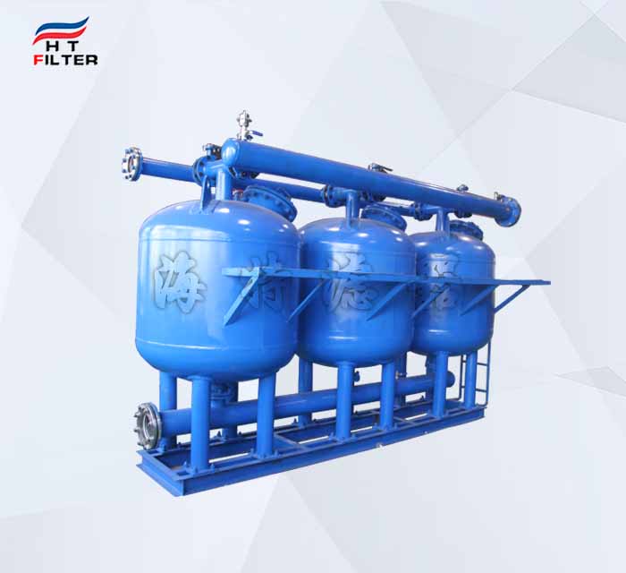海特淺層砂過濾器在煉鋼工藝濁水循環(huán)中的工藝介紹